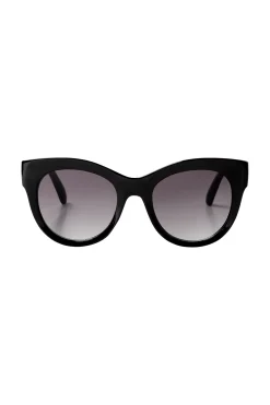 Women Scamp & Dude Amelie Black Cats Eye Sunglasses