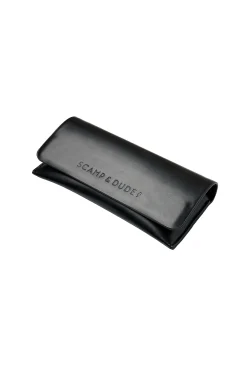 Women Scamp & Dude Anais Black Square Sunglasses