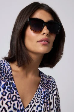 Women Scamp & Dude Anais Tortoiseshell Square Sunglasses