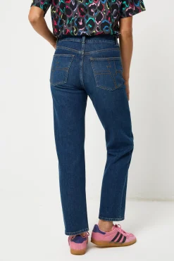 Women Scamp & Dude Authentic Indigo Boyfriend Jeans