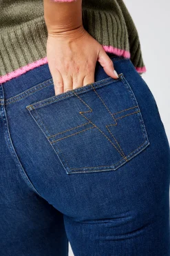 Women Scamp & Dude Authentic Indigo Boyfriend Jeans