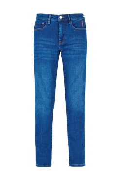 Women Scamp & Dude Authentic Indigo Girlfriend Jeans