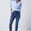 Women Scamp & Dude Authentic Indigo Slim Jeans