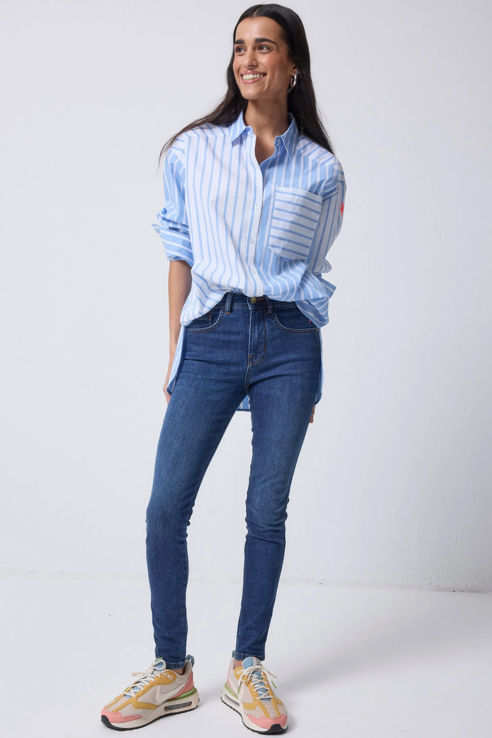 Women Scamp & Dude Authentic Indigo Slim Jeans