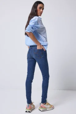 Women Scamp & Dude Authentic Indigo Slim Jeans