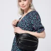 Women Scamp & Dude Black Studded Bum Bag