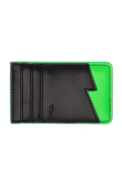 Women Scamp & Dude Black with Green Card Holder