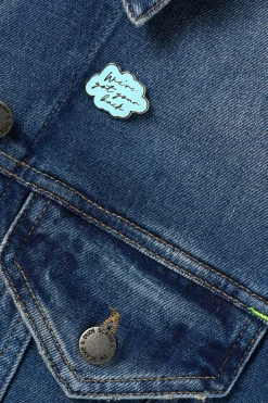 Women Scamp & Dude Blue We've Got Your Back Pin Badge