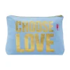 Women Scamp & Dude CHOOSE LOVE Chambray with Gold Foil Charity Swag Bag