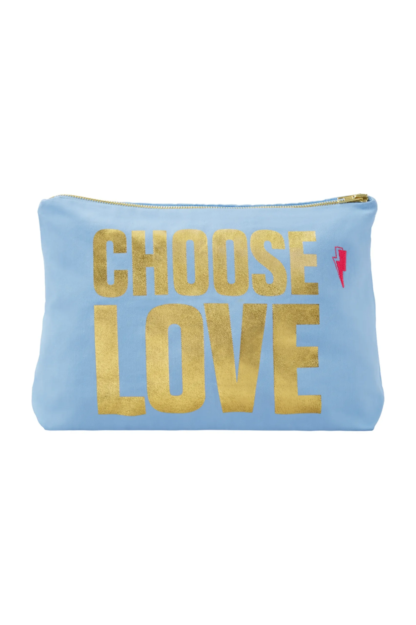 Women Scamp & Dude CHOOSE LOVE Chambray with Gold Foil Charity Swag Bag