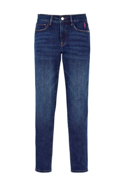 Women Scamp & Dude Dark Indigo Girlfriend Jeans