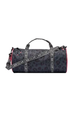 Women Scamp & Dude Grey with Black Leopard Active Bag