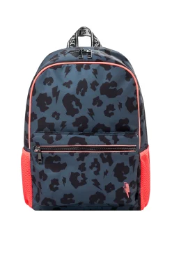 Women Scamp & Dude Grey with Black Leopard Backpack