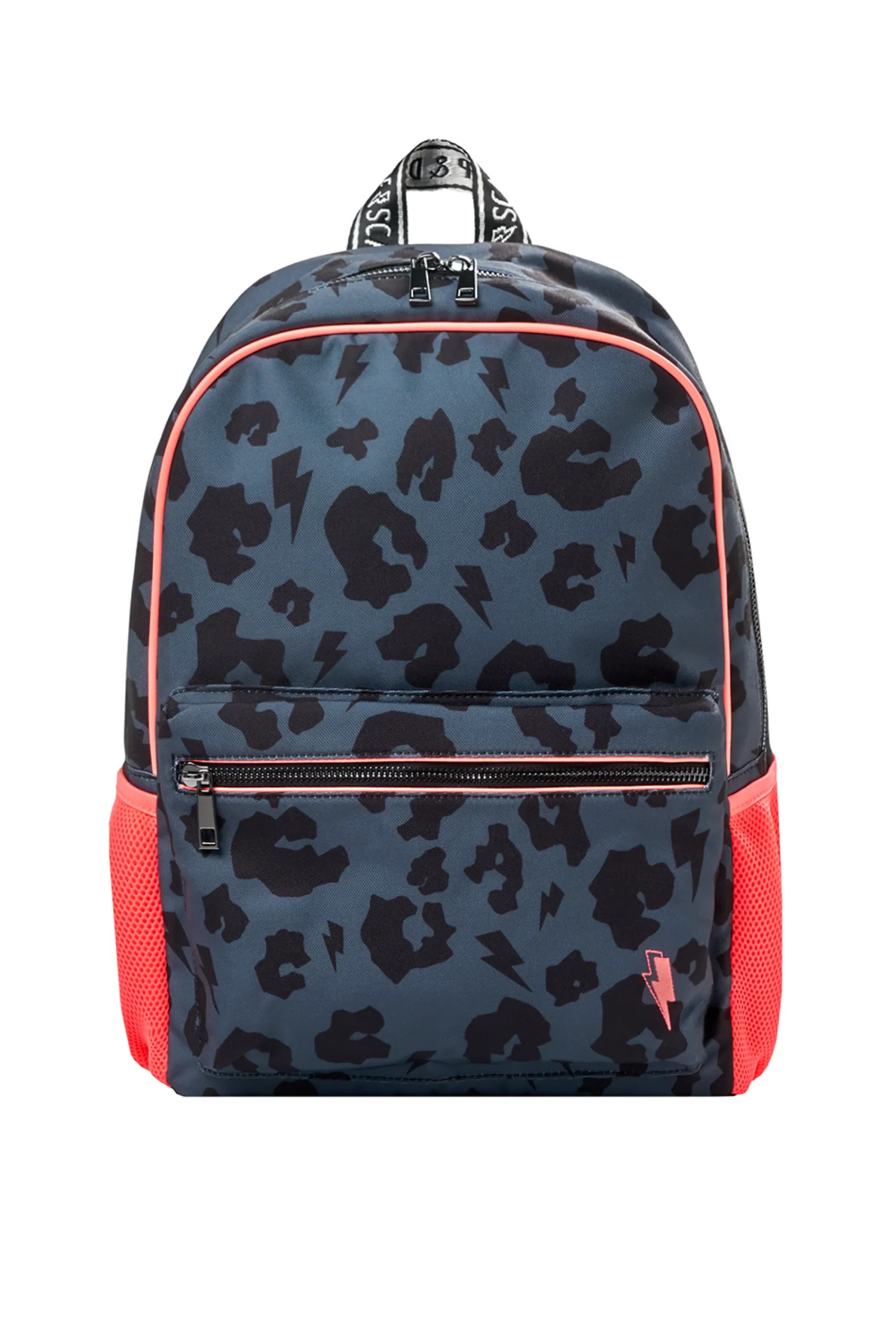 Women Scamp & Dude Grey with Black Leopard Backpack