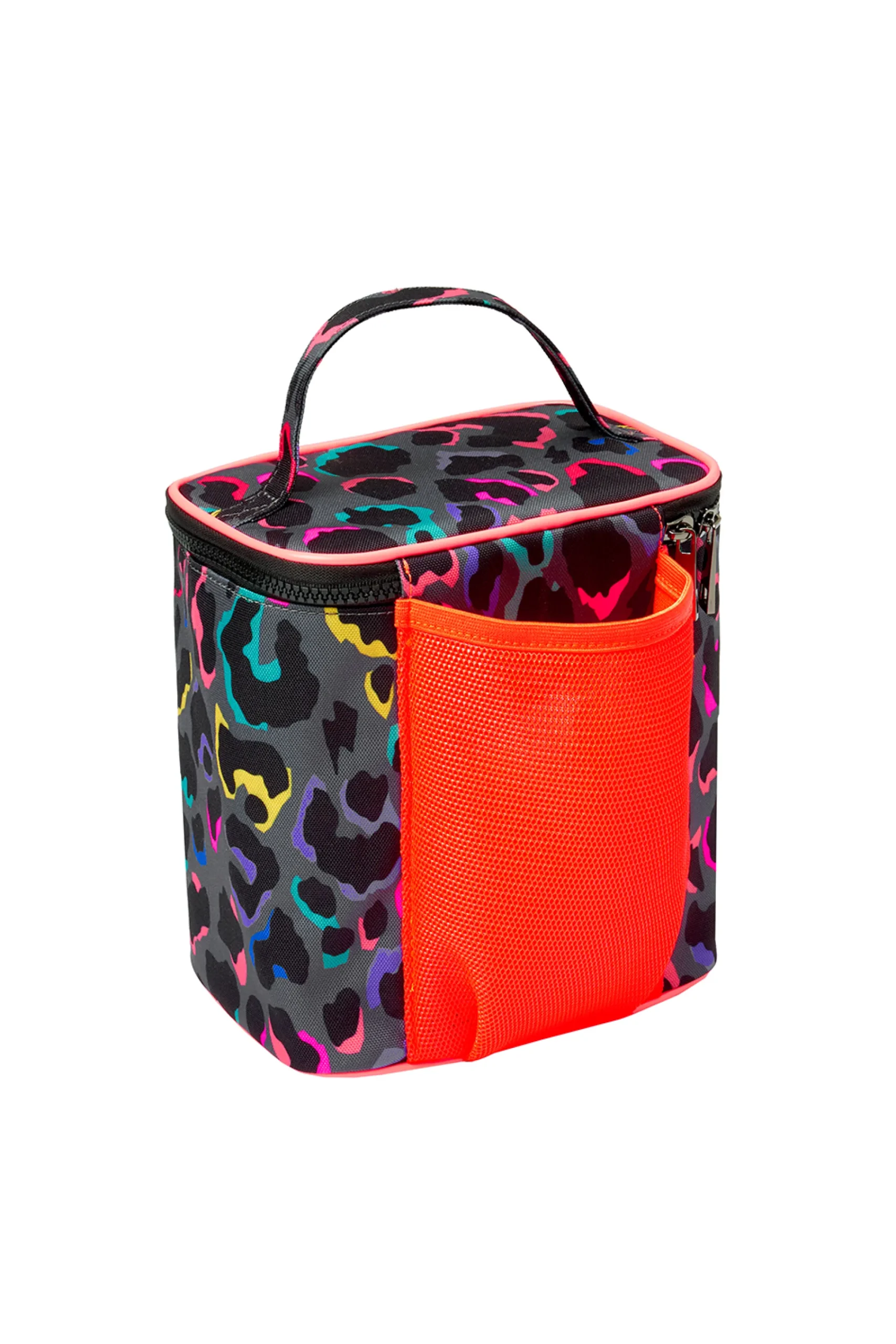 Women Scamp & Dude Grey with Rainbow Shadow Leopard Lunch Bag