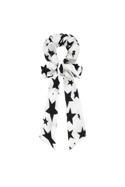 Women Scamp & Dude Ivory with Black Star Bow Scrunchie