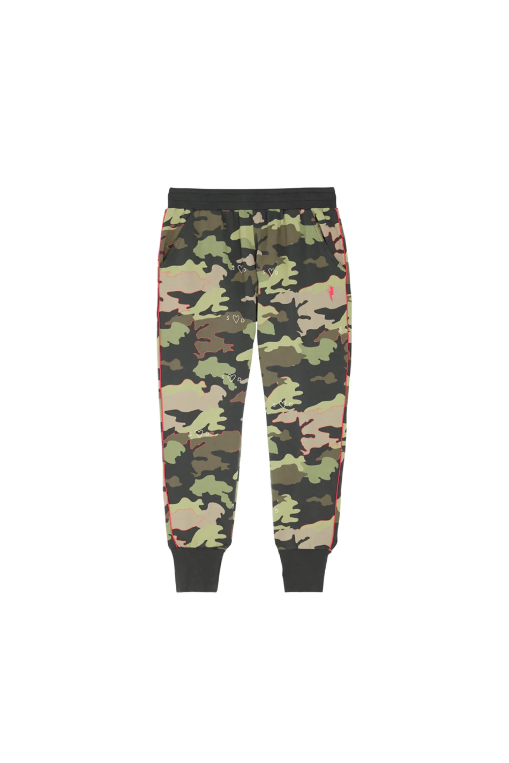 Women Scamp & Dude Khaki Camo Cosy Joggers