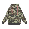 Women Scamp & Dude Khaki Camo Print Cowl Neck Hoodie