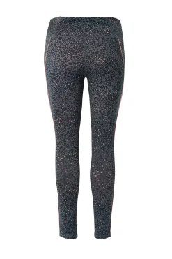 Women Scamp & Dude Khaki Micro Floral Leopard 7/8 Length Lightweight Leggings