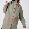 Women Scamp & Dude Khaki Raincoat