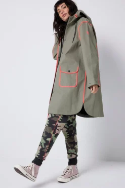 Women Scamp & Dude Khaki Raincoat