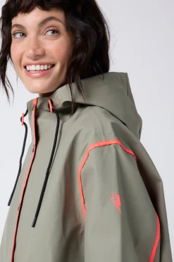 Women Scamp & Dude Khaki Raincoat