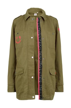 Women Scamp & Dude Khaki Utility Jacket