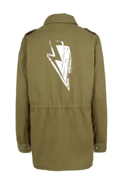 Women Scamp & Dude Khaki Utility Jacket