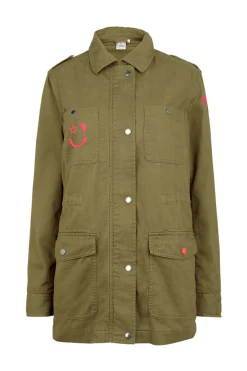 Women Scamp & Dude Khaki Utility Jacket