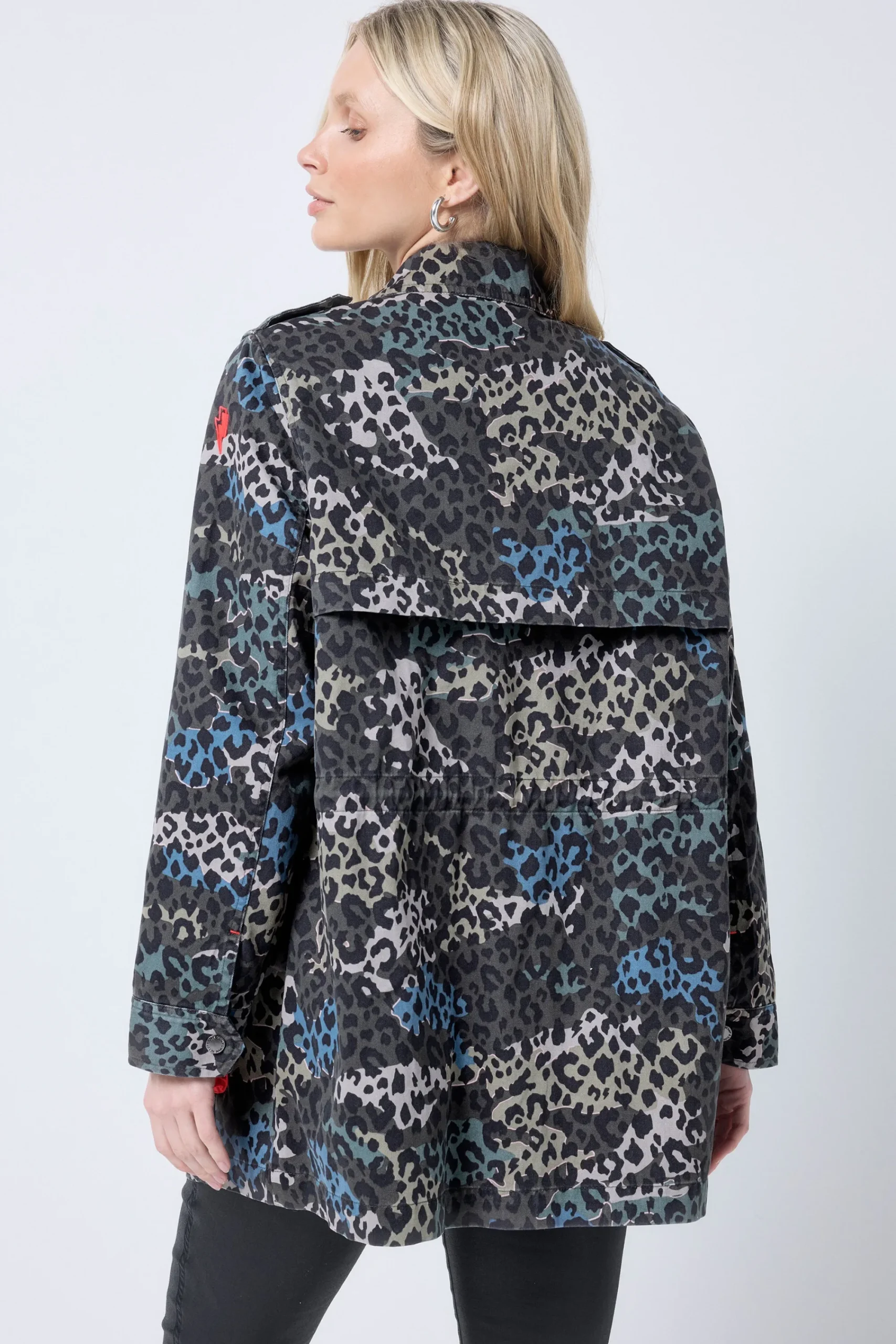 Women Scamp & Dude Khaki Wild Camo Utility Jacket