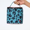 Women Scamp & Dude Khaki with Black Leopard Lunch Bag