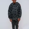 Women Scamp & Dude Kids Grey Leopard Hoodie