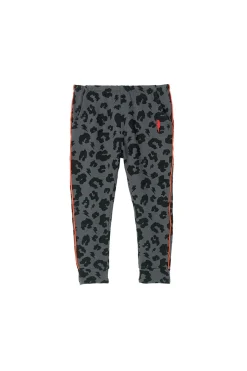 Women Scamp & Dude Kids Grey Leopard Joggers