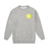 Women Scamp & Dude Kids Grey Marl Logo and Yellow Smiley Face Print Relaxed Sweatshirt