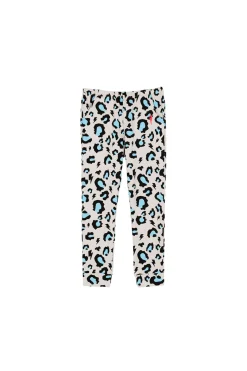 Women Scamp & Dude Kids Grey with Blue Snow Leopard Joggers
