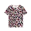 Women Scamp & Dude Kids Ivory with Rainbow Shadow Leopard Classic T-Shirt