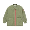 Kids Scamp & Dude Kids Khaki Quilted Lightning Bolt Jacket