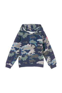Women Scamp & Dude Kids Navy Camo Hoodie