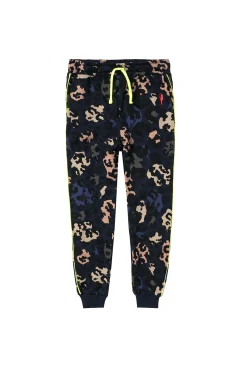 Women Scamp & Dude Kids Navy Camo Leopard Joggers