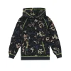 Women Scamp & Dude Kids Navy Camo Leopard Oversized Hoodie