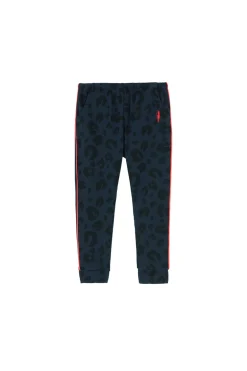 Women Scamp & Dude Kids Navy Leopard Joggers