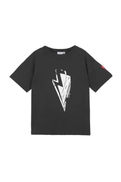 Women Scamp & Dude Kids Slate Grey with Bolt Logo T-Shirt