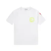 Women Scamp & Dude Kids White with Neon Yellow Smile Back Slogan Relaxed T-Shirt