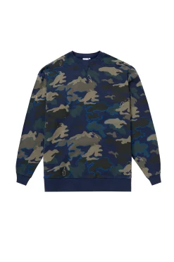 Women Scamp & Dude Men's Navy Camo Sweatshirt