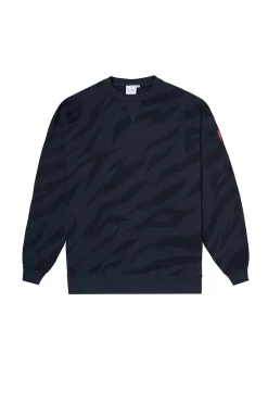 Women Scamp & Dude Men's Navy with Black Tiger Sweatshirt