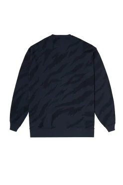 Women Scamp & Dude Men's Navy with Black Tiger Sweatshirt
