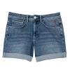 Women Scamp & Dude Mid Wash Indigo Denim Shorts