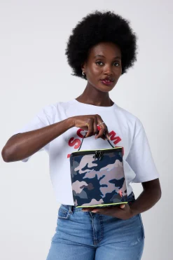 Women Scamp & Dude Navy Camo Lunch Bag