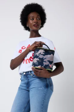 Women Scamp & Dude Navy Camo Lunch Bag