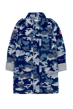 Women Scamp & Dude Navy Camo Utility Jacket